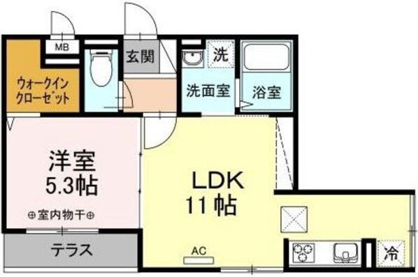 グランウェルの物件間取画像